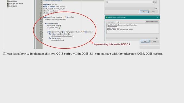 Running a non-QGIS Python 3 script within QGIS 3.4 processing toolbox just like that of QGIS 2.18 смотреть онлайн