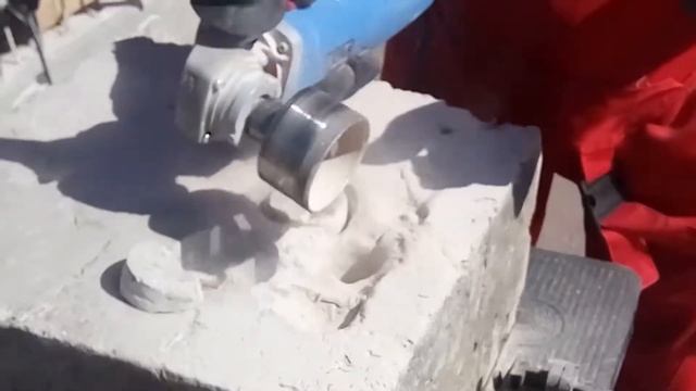 Использование универсальных алмазных свёрл и коронок "ЗУБР" для УШМ арт.29865 смотреть онлайн