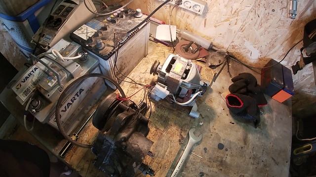 испытание мотора от стиралки на электро самокат смотреть онлайн