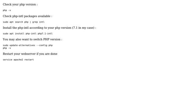 Magento: Getting Fatal error: Class 'IntlDateFormatter' not found in magento 2.1.8 (4 Solutions!!) смотреть онлайн