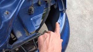 Как снять передний бампер на Шевроле Ланос