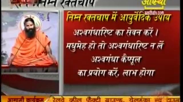 Natural Methods to cure Low Blood Pressure- Baba Ramdev смотреть онлайн