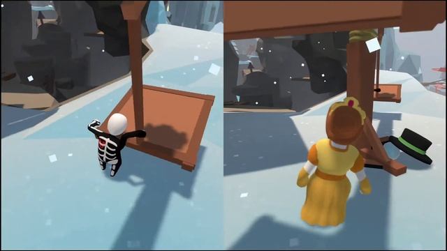 Твои глазааа Human: Fall Flat Ледяной уровень смотреть онлайн