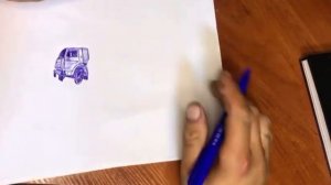 Как нарисовать камаз (брат рисует)