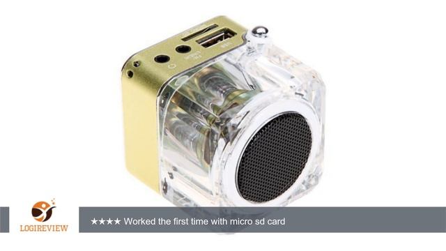 MeGooDo Mini Digital Portable Music MP3/4 Player Micro SD/TF USB Disk Speaker FM Radio Green | смотреть онлайн