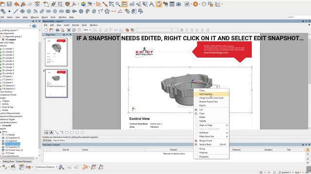 Training PolyWorks: Creating & Editing Reports (PW2019)