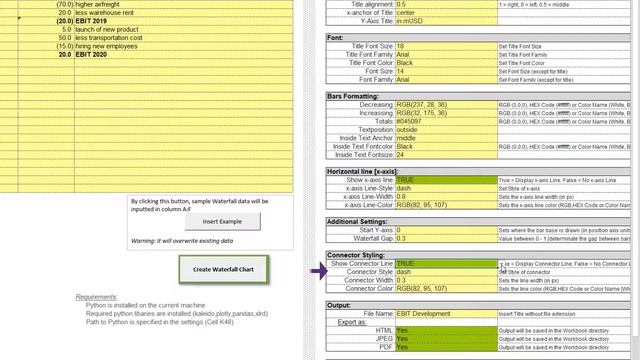 Excel Template To Create Interactive Waterfall Charts | Combines VBA + Python ? смотреть онлайн