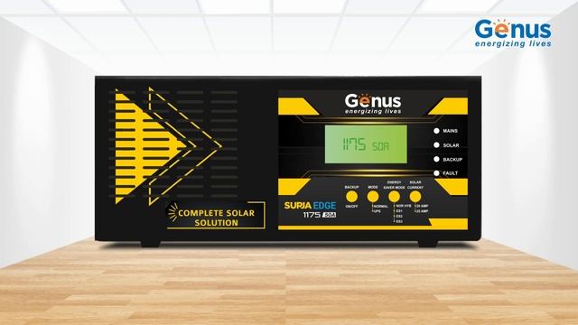 घर और व्यापार के लिए बिल्कुल सही सोलर इन्वर्टर| Genus Solar Inverter Surja Edge 1175 With 50 Amp SC