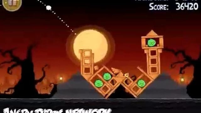 Angry Birds Halloween 3-10 3 stars Seasons | Angry Bird Network смотреть онлайн