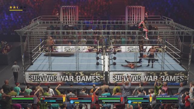 WWE 2K23 Gameplay - WarGames Match: The O.C. vs The Judgment Day смотреть онлайн