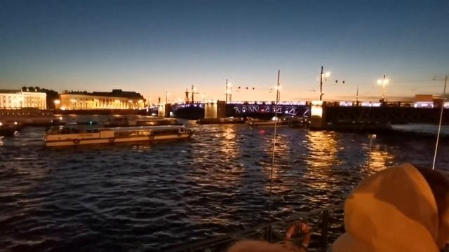 Развод мостов в Санкт-Петербурге 29.06.2022 г. смотреть онлайн