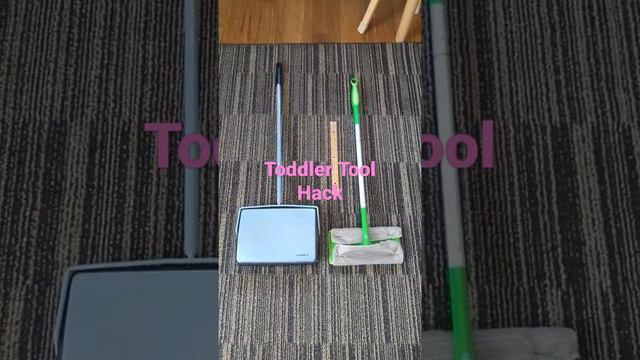 #shortsToddler size cleaning tool hack/Montessori at home practical life/spring cleaning/confidence смотреть онлайн