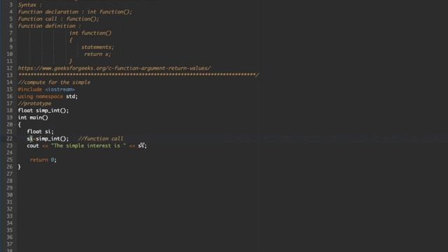 C++ Tutorial Series - Functions (NO Arguments and With Return Value) vlog#4 смотреть онлайн