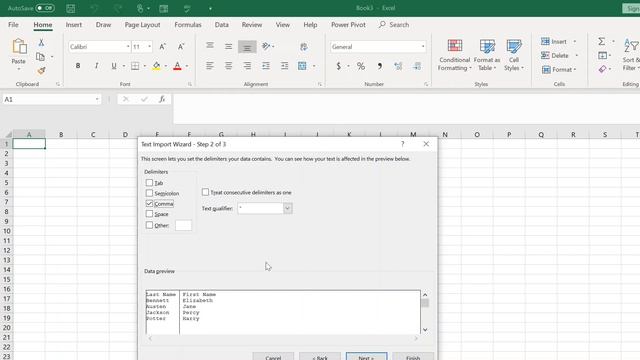 Import a Comma-Delimited (CSV) File into Excel 2019 смотреть онлайн