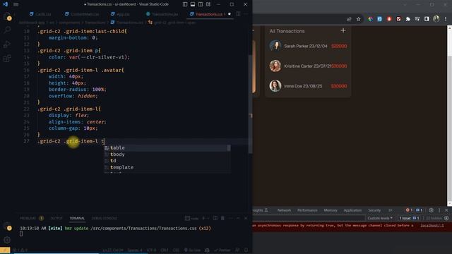 Build a complete React Admin Dashboard App ReactJS & CSS Only React Project For Beginners смотреть онлайн