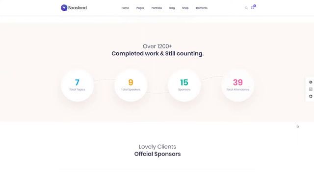 Event & Conference Demo Preview | Saasland MultiPurpose WordPress Theme смотреть онлайн