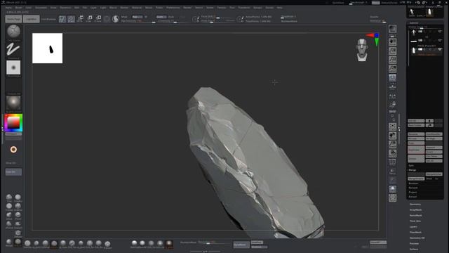 Mastering Rock Sculpting Tutorial in Zbrush Vol 01 смотреть онлайн