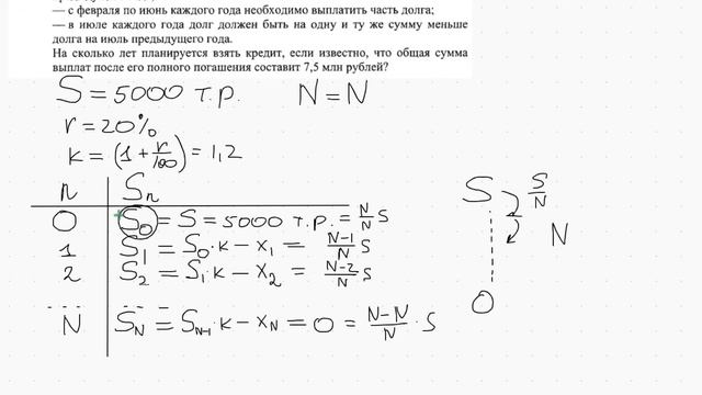 Самая стандартная задача №17 || ЕГЭ Математика смотреть онлайн