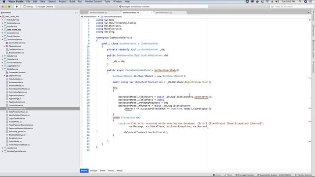 Creating DashboardService & Dashboard View for Admin Panel | ASP.NET CORE 3.0 & ANGULAR 10 смотреть онлайн