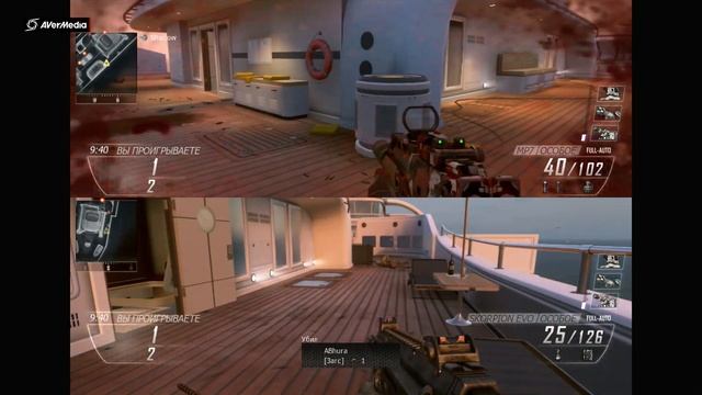 Играем в Call of Duty Black Ops 2 (Split Screen) на Xbox 360 смотреть онлайн