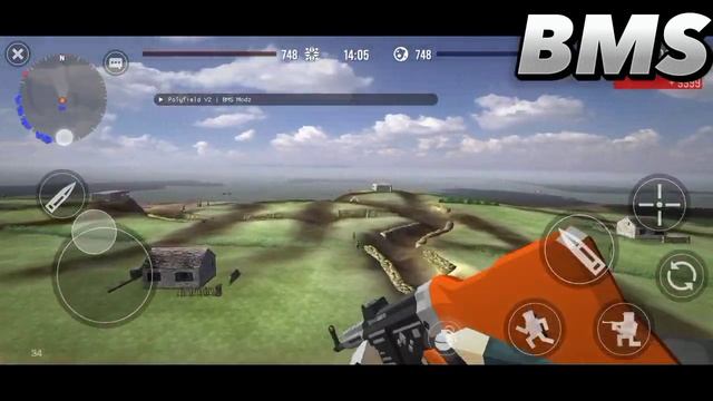 Polyfield Mod Menu 0.5.0 V2 By BMS Modz, Mass Kill, DDos Room, #hacks #modmenu #mods #polyfield