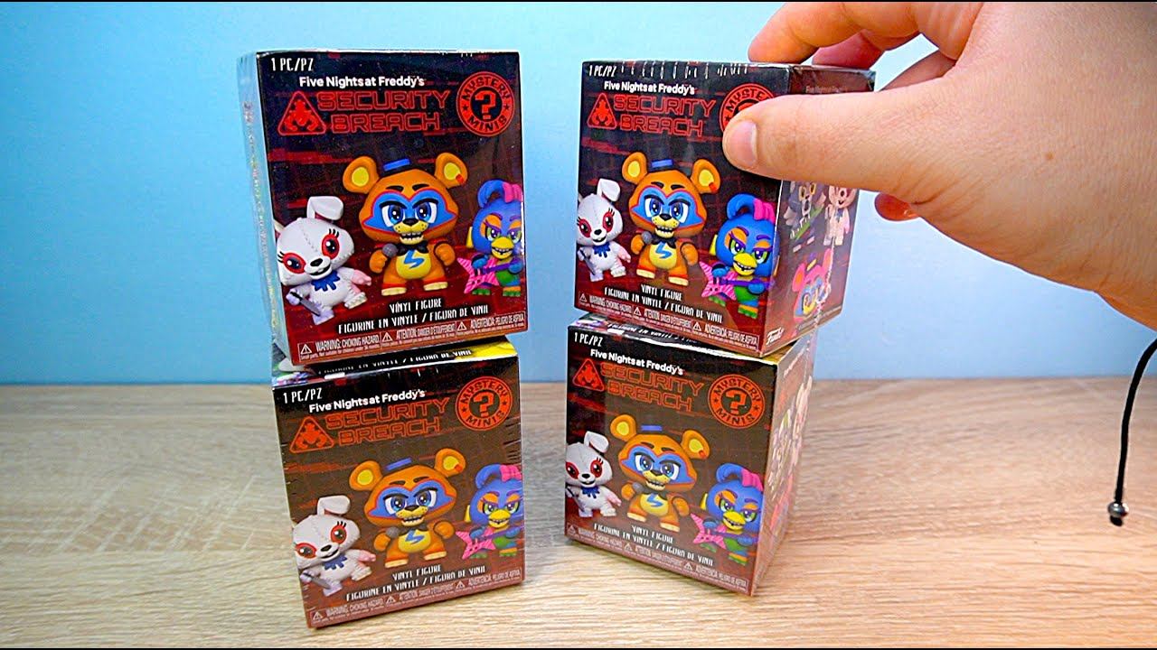 ФНАФ ФАНКО МИСТЕРИ МИНИС SECURITY BREACH FNAF MYSTERY MINIS смотреть онлайн