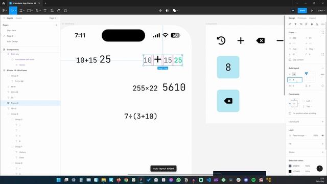 How to Design a Calculator App in Figma - UI Design Challenge смотреть онлайн
