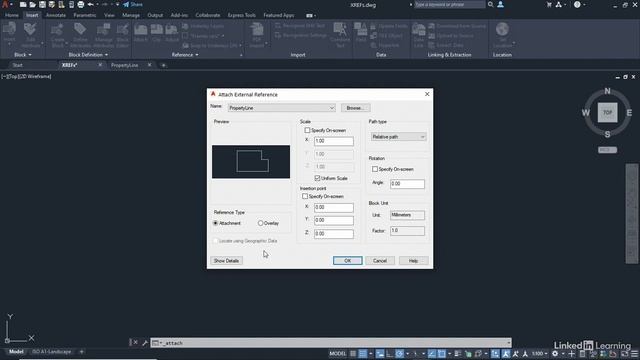 50 Attaching and overlaying XRefs смотреть онлайн