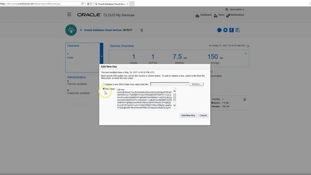 2 Oracle Database Cloud Service Creating SSH Keys смотреть онлайн