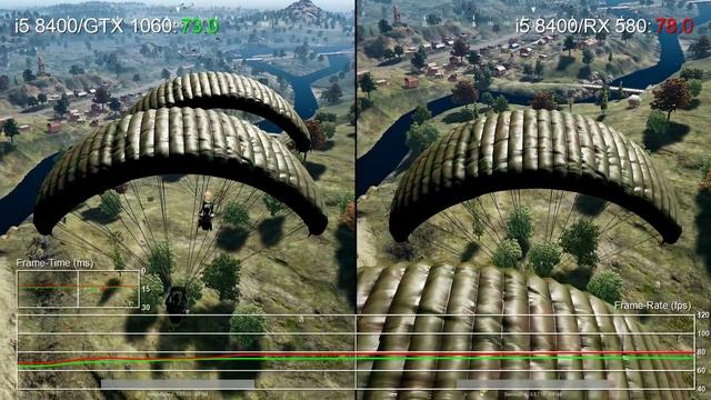 PUBG PC: GeForce GTX 1060 vs Radeon RX 580 1080p Performance Tests! смотреть онлайн