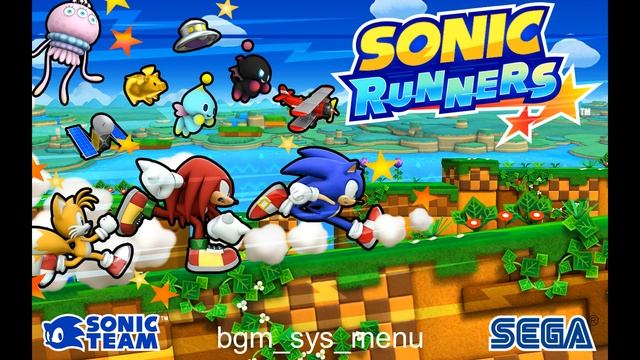 Sonic Runners Music bgm sys menu смотреть онлайн