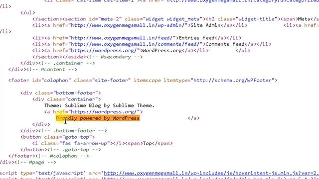 WORDPRESS THEME ME FOOTER CREDIT LINK KAISE REMOVE KARE ? смотреть онлайн