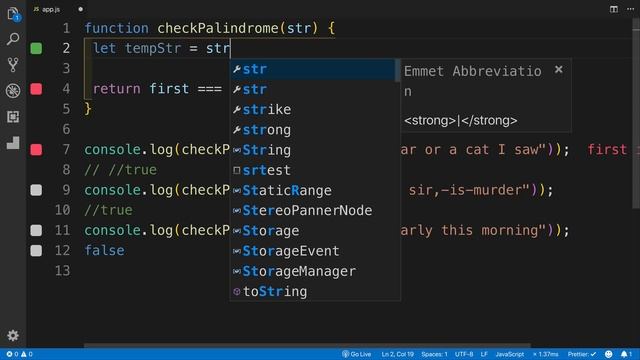 Javascript Challenges - Regex Palindrome смотреть онлайн