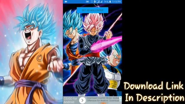 Dragon Ball Wallpapers App смотреть онлайн