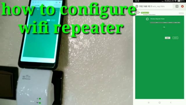 Wireless-n WiFi Repeater / WiFi Extender - WiFi Repeater Router Setup And Reset /  192.168.10.1