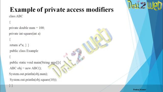 Access Modifiers in Java--Object Oriented Concept | Engineering | VTUeLearning | Engineering смотреть онлайн
