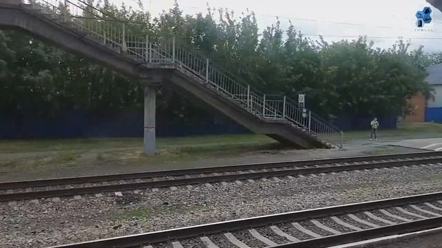 Транссиб. Тюменская область. Проезд через Ялуторовск (21.06.2021). смотреть онлайн
