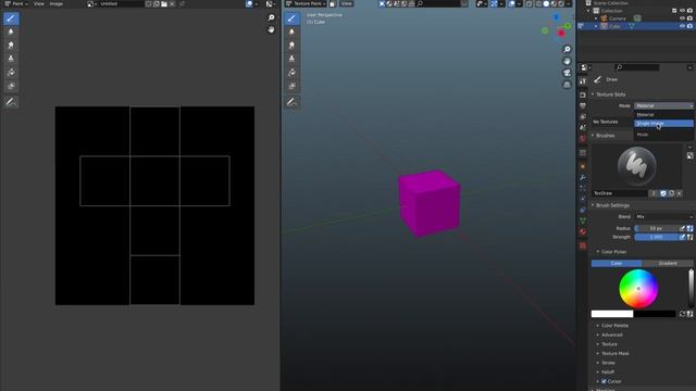 Texture paint with mask - Tutorial смотреть онлайн