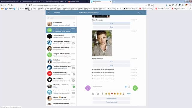 Разработка telegram-бота на PHP + WordPress, запись вебинара смотреть онлайн
