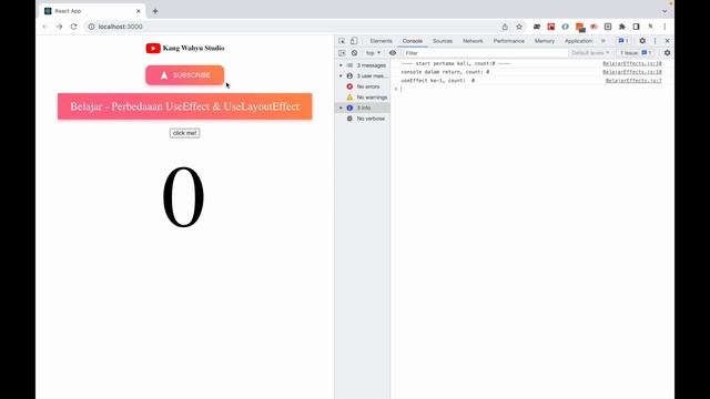 Tutorial Membuat Web Dari Nol - Part 9 - Perbedaan UseEffect & UseLayoutEffect смотреть онлайн