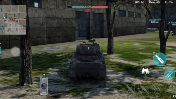 играю взвод "м4а2" в вар тандер мобайл