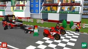 ??? Гоночные Лего Машинки и Мотоциклы - Лего Полиция Игра и Мультфильмы