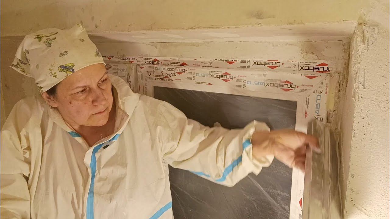 Откос окна штукатурка по маякам смотреть онлайн
