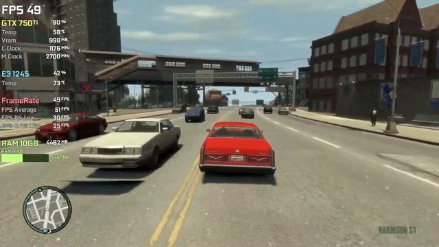 GTX 750 Ti | GTA IV - 4K, 1440p, 1080p - Ultra