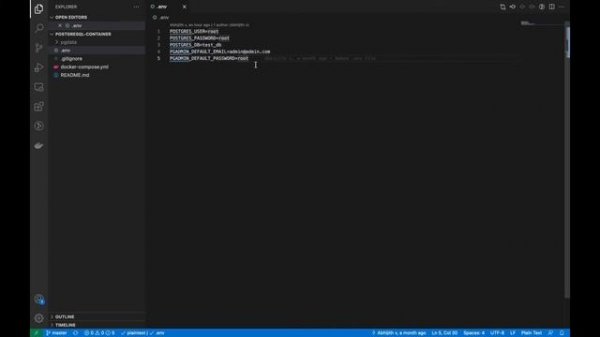Configuring PostgreSQL and pgAdmin using Docker | Docker Compose | Installation
