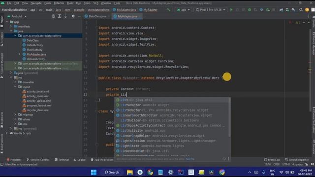 Retrieve Data from Firebase Realtime Database and Display in RecyclerView in Android Studio | Part смотреть онлайн