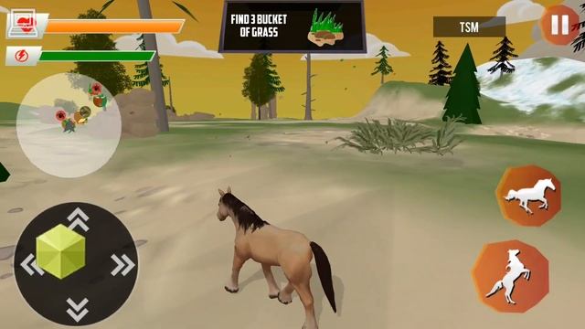 Horse Survival Family Simulator Android Gameplay (Horse Game) смотреть онлайн
