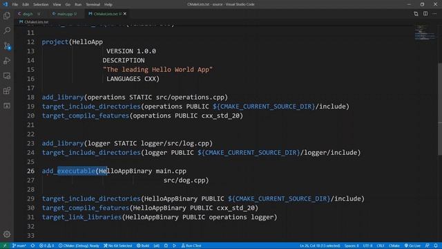 CMake-Episode 007 :Targets : Executables, Binaries , C++ Standars and More | CMake Starts Here смотреть онлайн