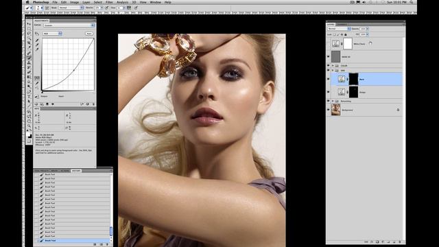 Dodge & Burn Technique Curves Method смотреть онлайн