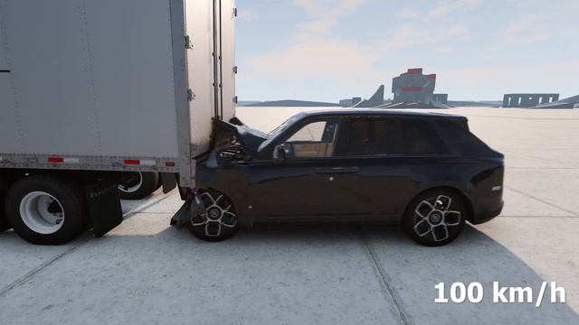 Bentley Bentayga Vs Maybach GLS Vs Rolls-Royce Cullinan Vs Trailer?200 Km/h?BeamNG.drive CRASH Test